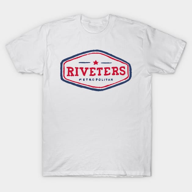 Metropolitan Riveteeeers 04 T-Shirt by Very Simple Graph